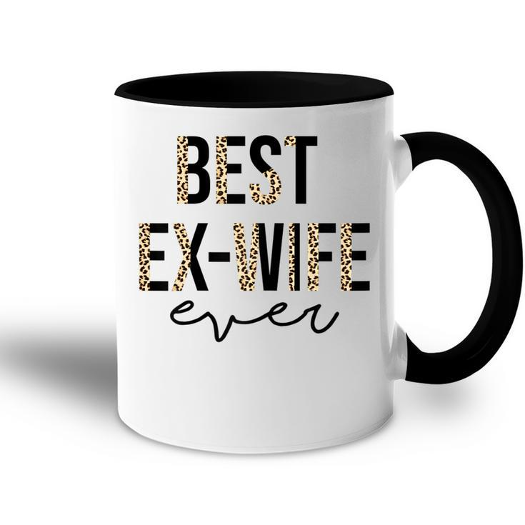 Funny Divorced  Best Ex Wife Ever Divorce Party Ex Gift For Womens Accent Mug