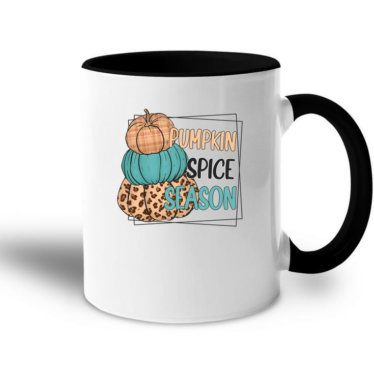 Funny Fall Pumpkin Spice Season Accent Mug