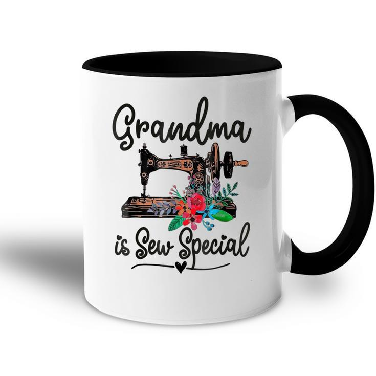 Funny Sewing Machine Quilting Lovers Grandma Is Sew Special Accent Mug