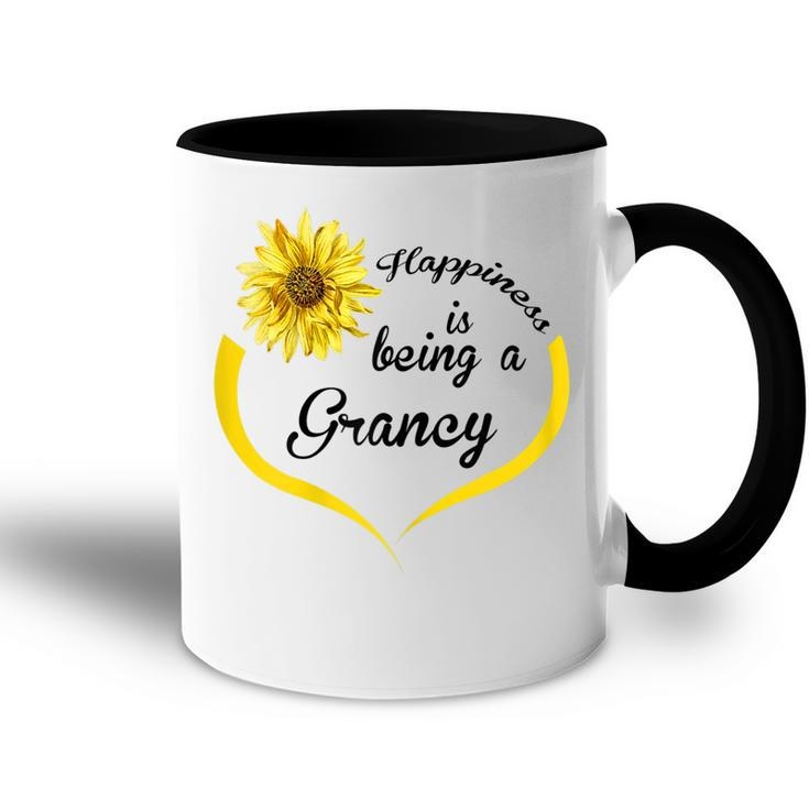 Grancy Gift Happiness Is Being A Grancy Gift For Womens Accent Mug