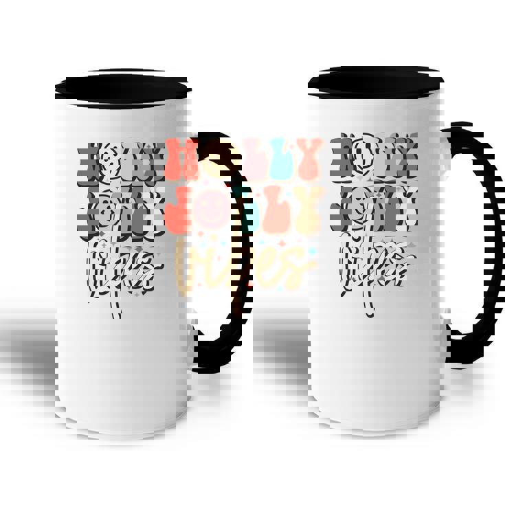 Holly Jolly Vibes Christmas Gifts Accent Mug