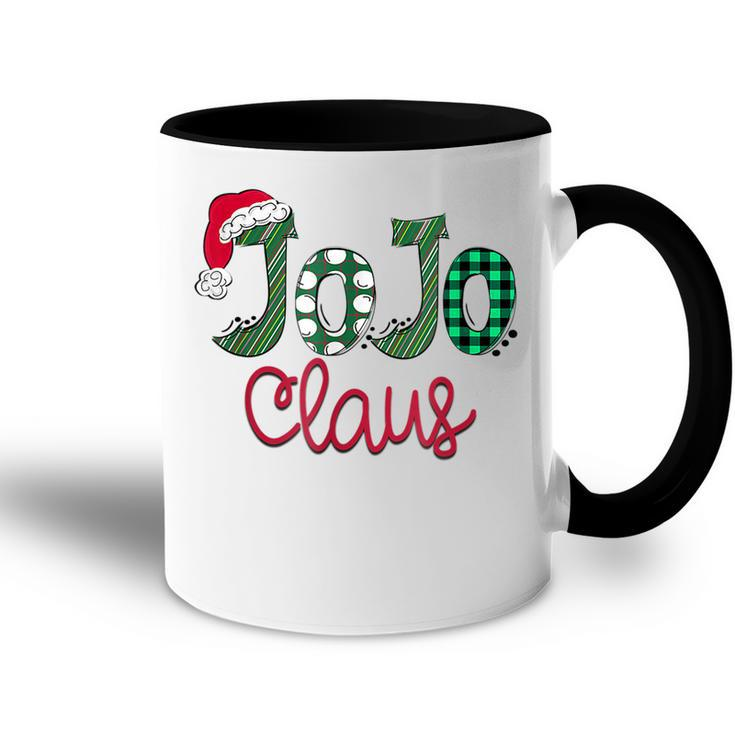 Jojo Claus Christmas Santa Claus Hat Grandma Accent Mug