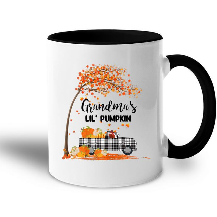 Ph Plaid Truck Pumpkin Thanksgiving Grandma Costume Family Gift For Womens Accent Mug