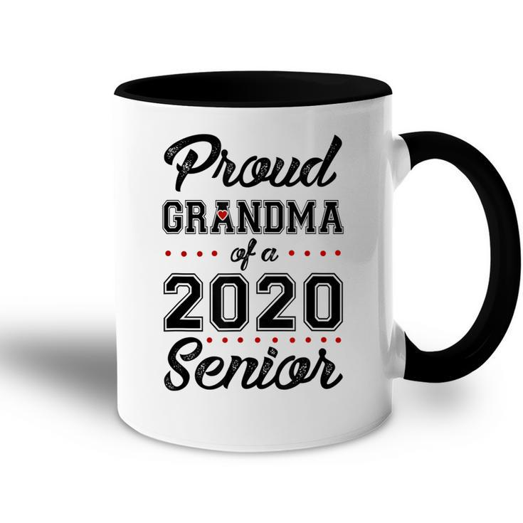 Proud Grandma Of A 2020 Senior Graduation  For Family Accent Mug
