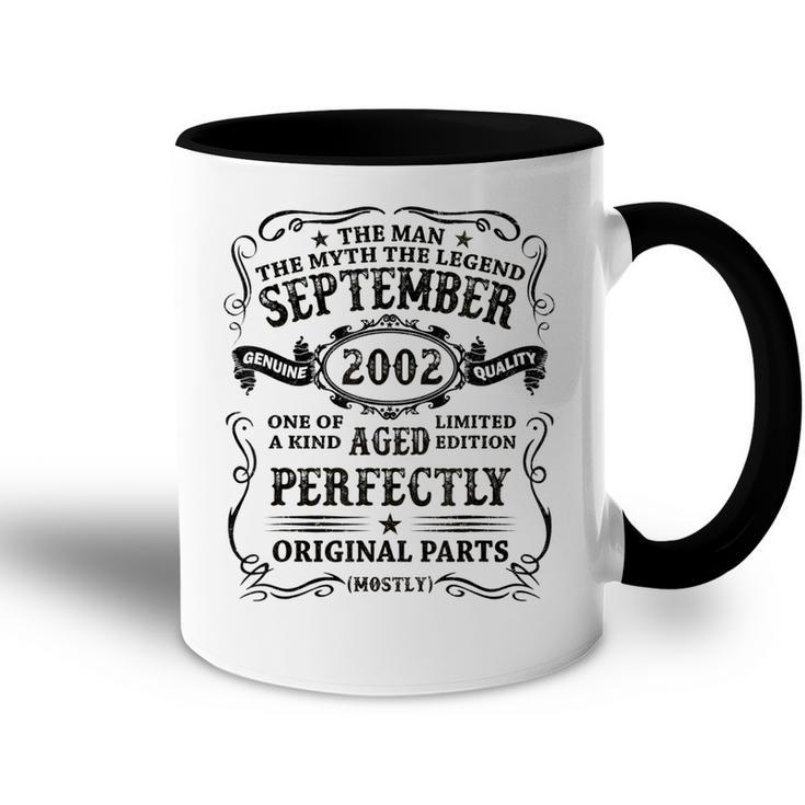 September 2002 The Man Myth Legend 20 Year Old Birthday Gift Accent Mug