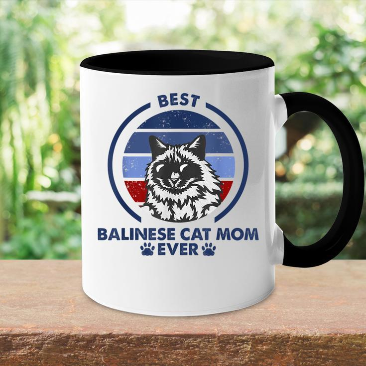 Best Cat Mom Ever Balinese Cat Accent Mug