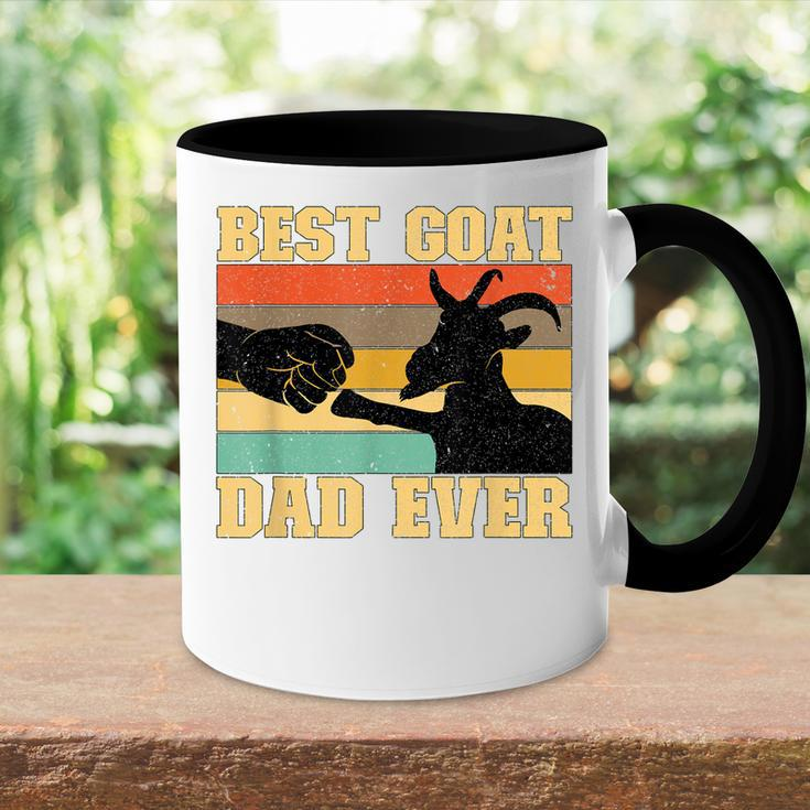 Best Goat Dad Ever Goat Father Goat Farmer Goat Lover Gift For Mens Accent Mug