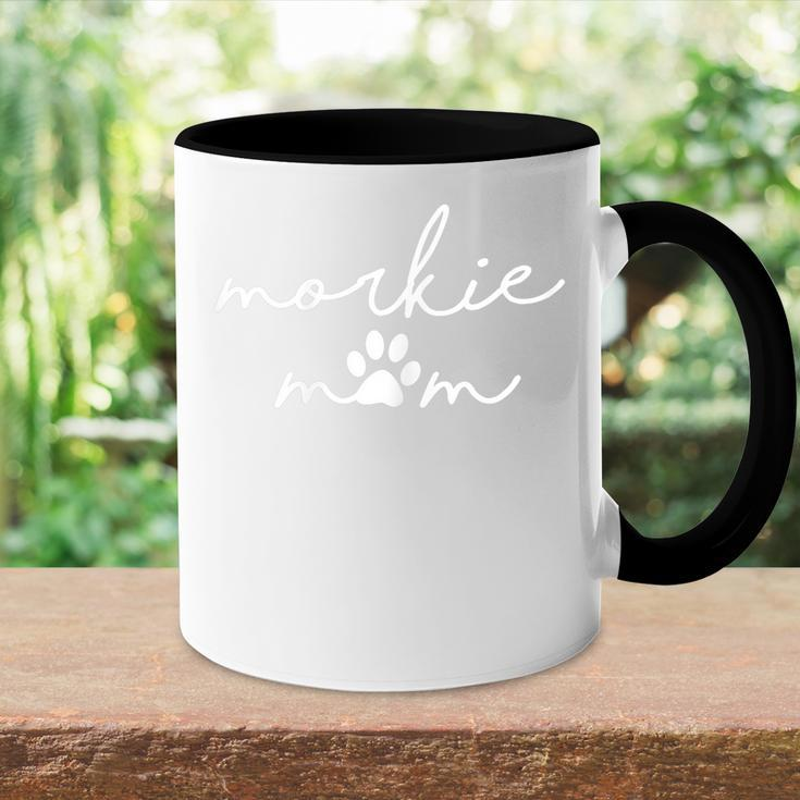 Cute Birthday Gift For Maltese Yorkie Dog Lover Morkie Mom Gift For Womens Accent Mug