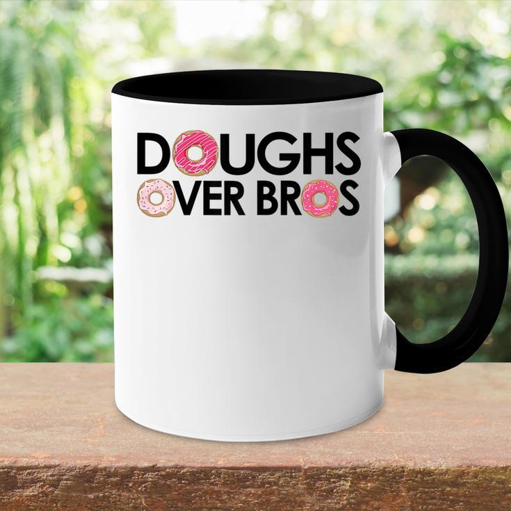 Doughs Over Bros For Donut Lovers & Pastry Chefs Gift For Womens Accent Mug