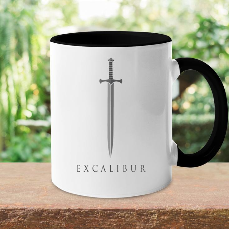 Excalibur The Legendary Sword In The Stone Of King Arthur 6 Accent Mug