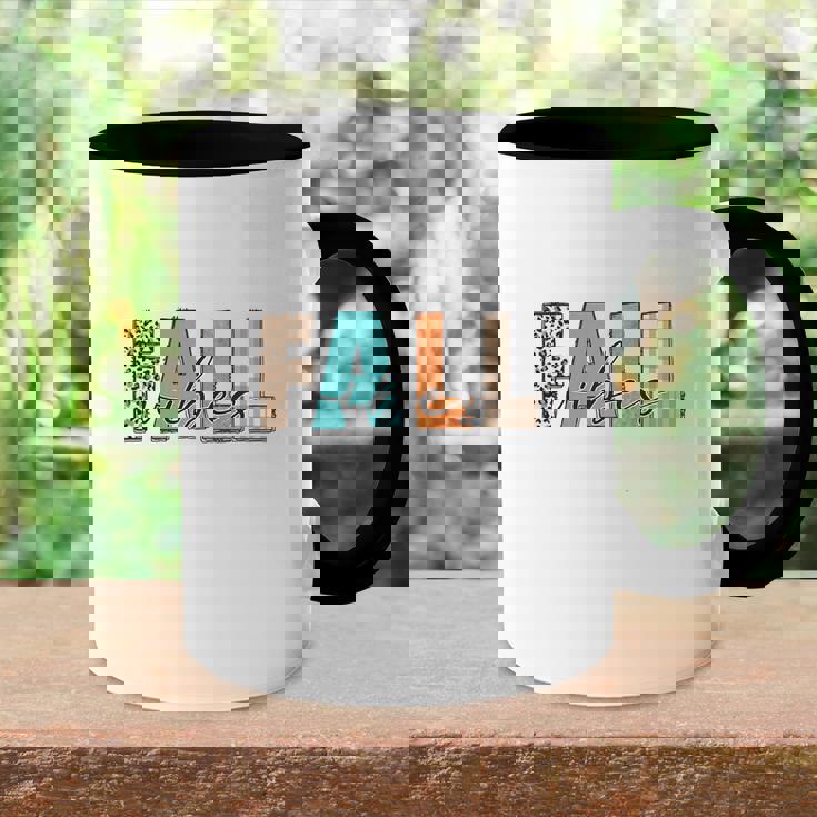 Fall Retro Fall Vibes Autumn Accent Mug