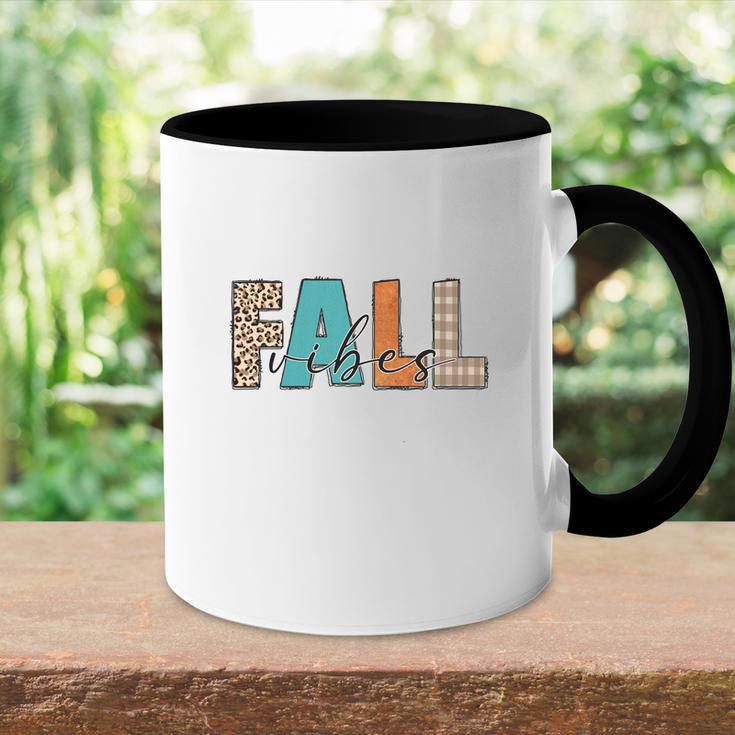 Fall Retro Fall Vibes Autumn Accent Mug