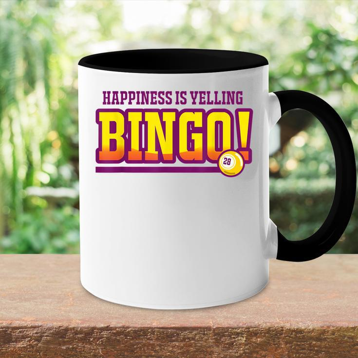 Funny Bingo Players Gift For Mom Grandma Accent Mug