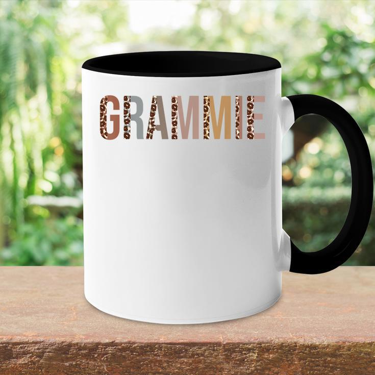 Grammie Leopard Print Mom Cute Mothers Day Funny Grandma Accent Mug