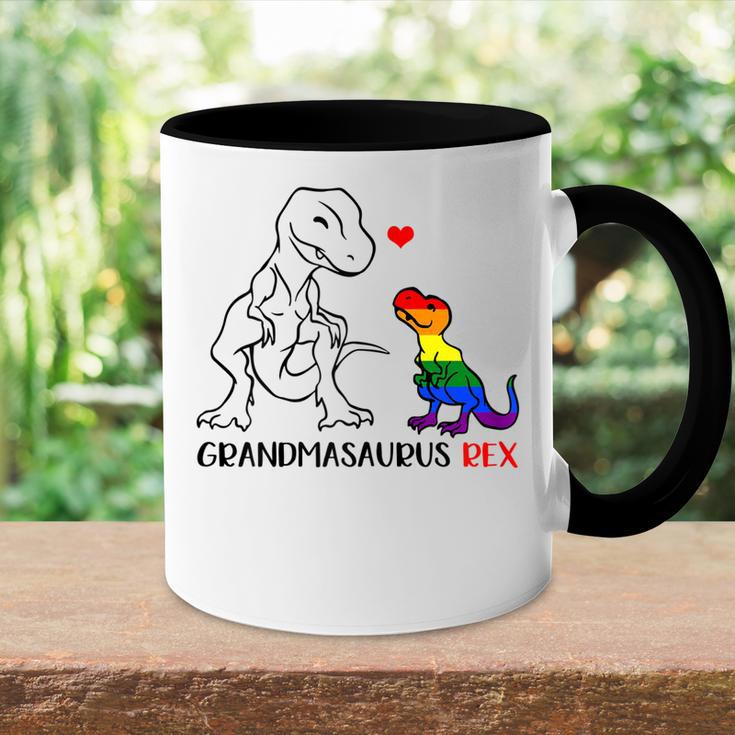 Grandmasaurus RexRex Dinosaur Proud Grandma Lgbt Gift For Womens Accent Mug