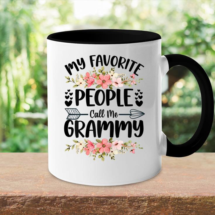 My Favorite People Call Me Grammy Mothers Day Gifts Gift For Womens Accent Mug