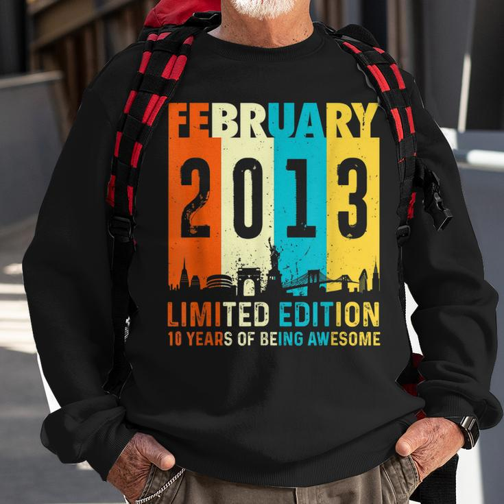 10 Limitierte Auflage Hergestellt Im Februar 2013 10 Sweatshirt Geschenke für alte Männer