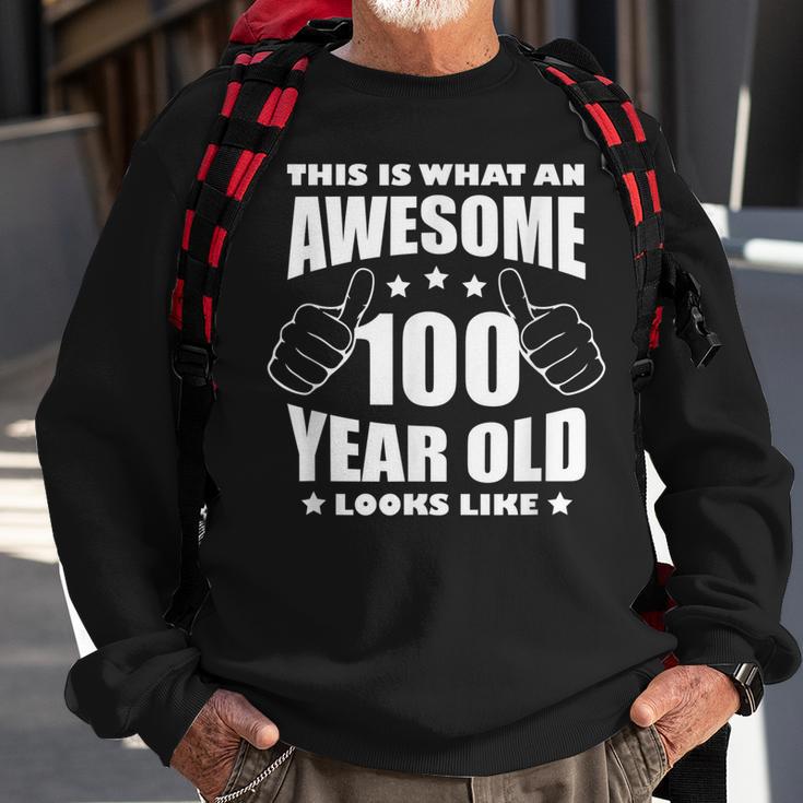 100 Geburtstag Tolles Geschenk Für Ihre 100 Jahre Alte Oma Sweatshirt Geschenke für alte Männer