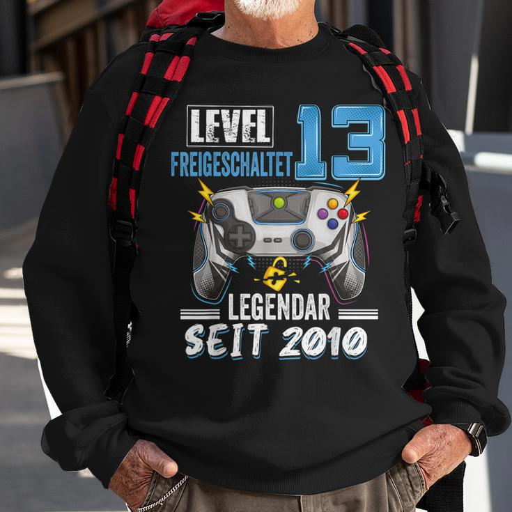 13 Jahre Level 13 Freigeschaltet Legendar Seit 2010 Kinder Sweatshirt Geschenke für alte Männer