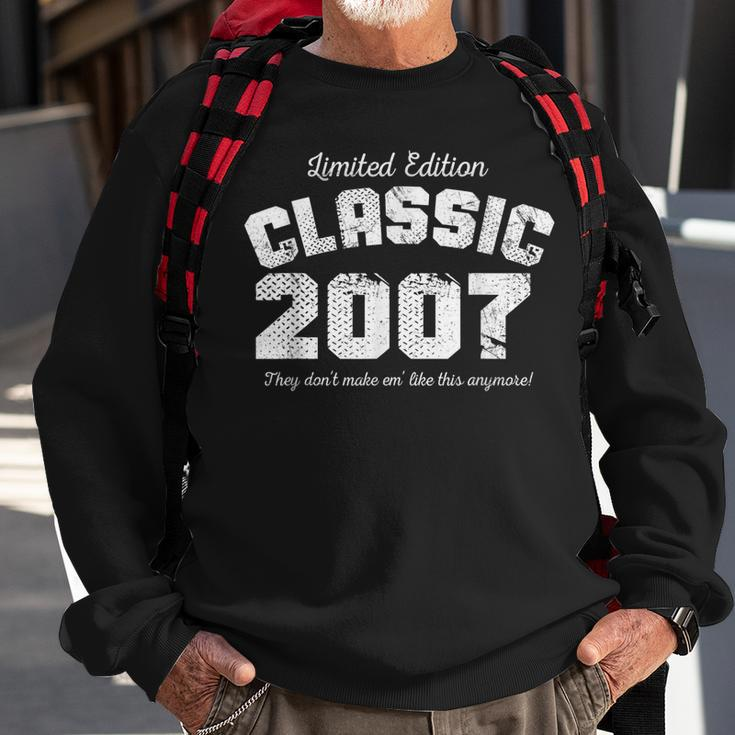 16 Years Old Vintage Classic Car 2007 16Th Birthday Gifts Men Women Sweatshirt Graphic Print Unisex Gifts for Old Men
