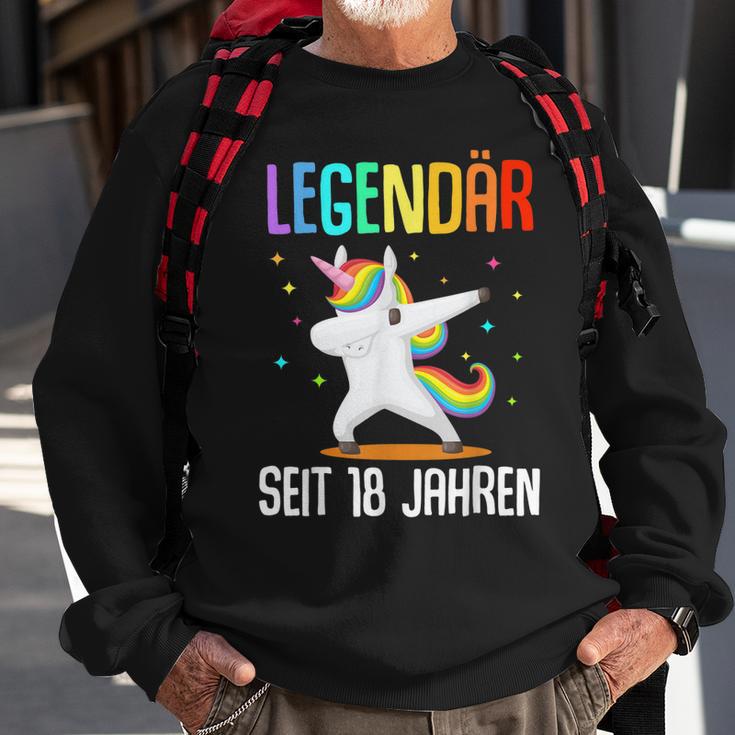 18 Geburtstag Geschenk Mädchen 18 Geburtstag Deko Junge V2 Sweatshirt Geschenke für alte Männer