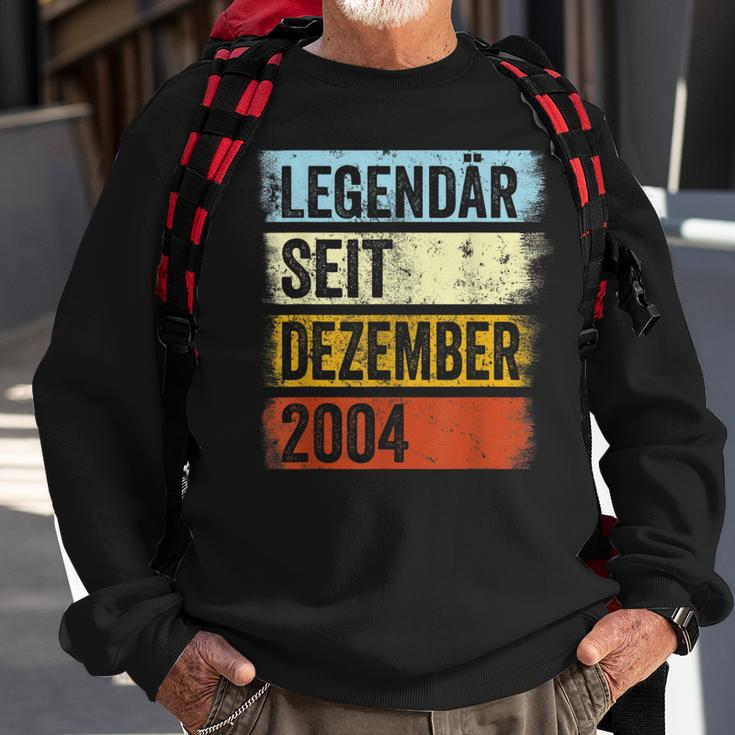18 Geburtstag Mann 18 Jahre Legendär Seit Dezember 2004 Sweatshirt Geschenke für alte Männer
