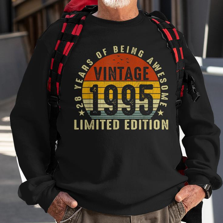 1995 Limitierte Edition 28 Jahre Awesome Geburtstag Sweatshirt, Unikat Geschenke für alte Männer