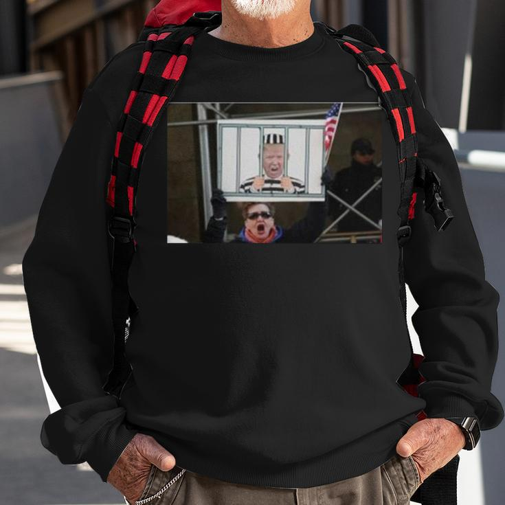 2023 Hilarious Donald Trump Arrest Scenarios Sweatshirt Gifts for Old Men