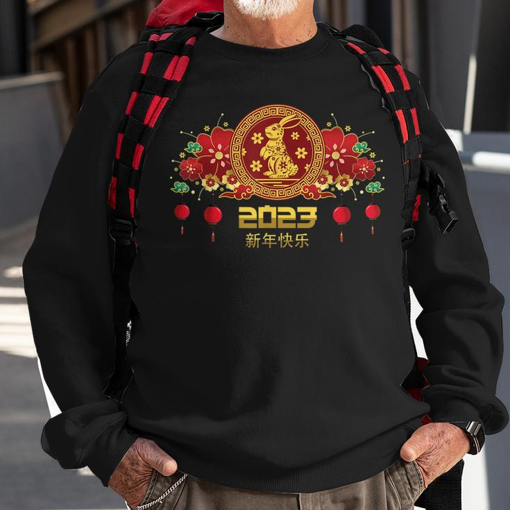 2023 Year Of The Rabbit Chinese New Year Zodiac Lunar Bunny V3 Sweatshirt Gifts for Old Men