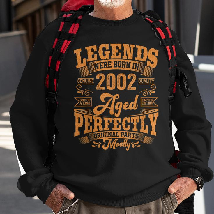 21 Year Old Gifts Legends Born In 2002 Vintage 21St Birthday Sweatshirt Gifts for Old Men