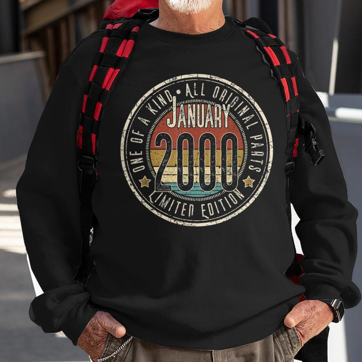 23 Januar 2000 Limited Edition 23 Geburtstag Sweatshirt Geschenke für alte Männer