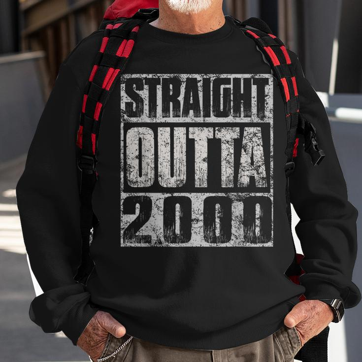 23 Year Old Gift Straight Outta 2000 Made In 23Rd Birthday Men Women Sweatshirt Graphic Print Unisex Gifts for Old Men