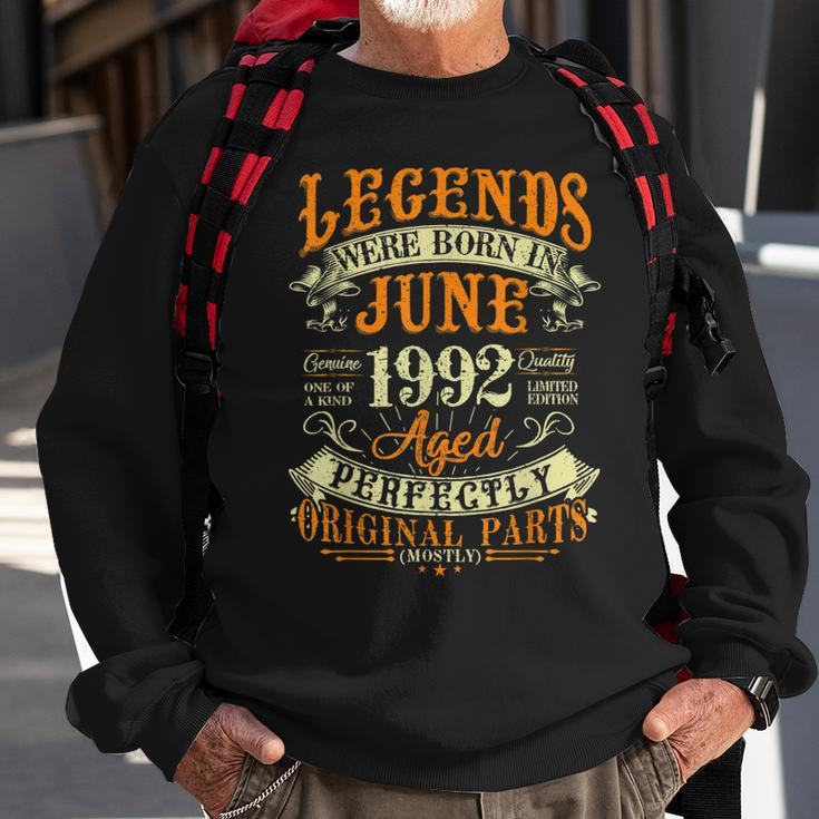 30. Geburtstag Legendäre Juni 1992 Geborene Sweatshirt Geschenke für alte Männer