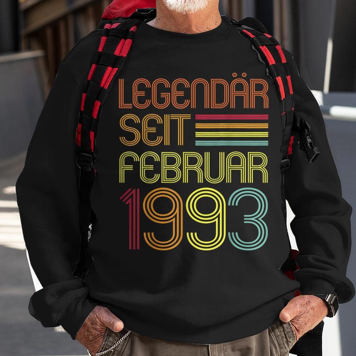 30 Geburtstag Vintage 30 Jahre Legendär Seit Februar 1993 Sweatshirt Geschenke für alte Männer