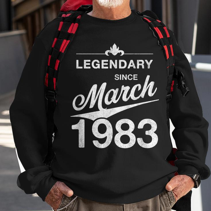 40 Geburtstag 40 Jahre Alt Legendär Seit März 1983 V5 Sweatshirt Geschenke für alte Männer