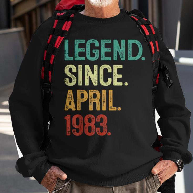 40 Years Old Legend Since April 1983 40Th Birthday Sweatshirt Gifts for Old Men