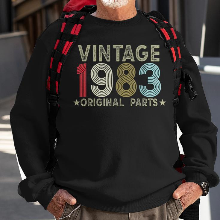 40Th Birthday Vintage Original Parts 1983 Retro 40 Years Old Sweatshirt Gifts for Old Men