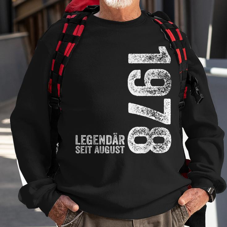 45 Geburtstag Mann 45 Jahre Legendär Seit August 1978 Sweatshirt Geschenke für alte Männer