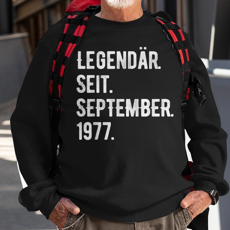 46 Geburtstag Geschenk 46 Jahre Legendär Seit September 197 Sweatshirt Geschenke für alte Männer