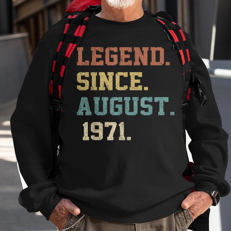 51 Years Old Legende Seit August 1971 Geburtstag Sweatshirt Geschenke für alte Männer