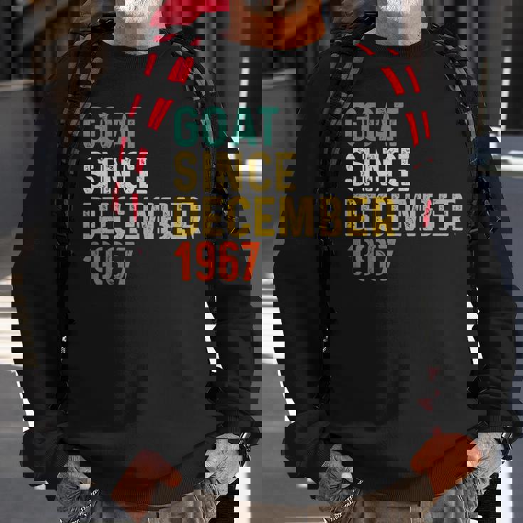 55 Geburtstag 55 Jahre Alte Ziege Seit Dezember 1967 Sweatshirt Geschenke für alte Männer