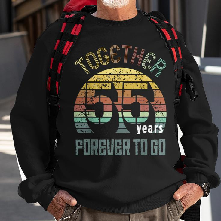 55Th Years Wedding Anniversary Gifts For Couples Matching 55 Sweatshirt Gifts for Old Men