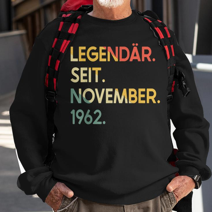 60 Geburtstag 60 Jahre Legendär Seit November 1962 Sweatshirt Geschenke für alte Männer