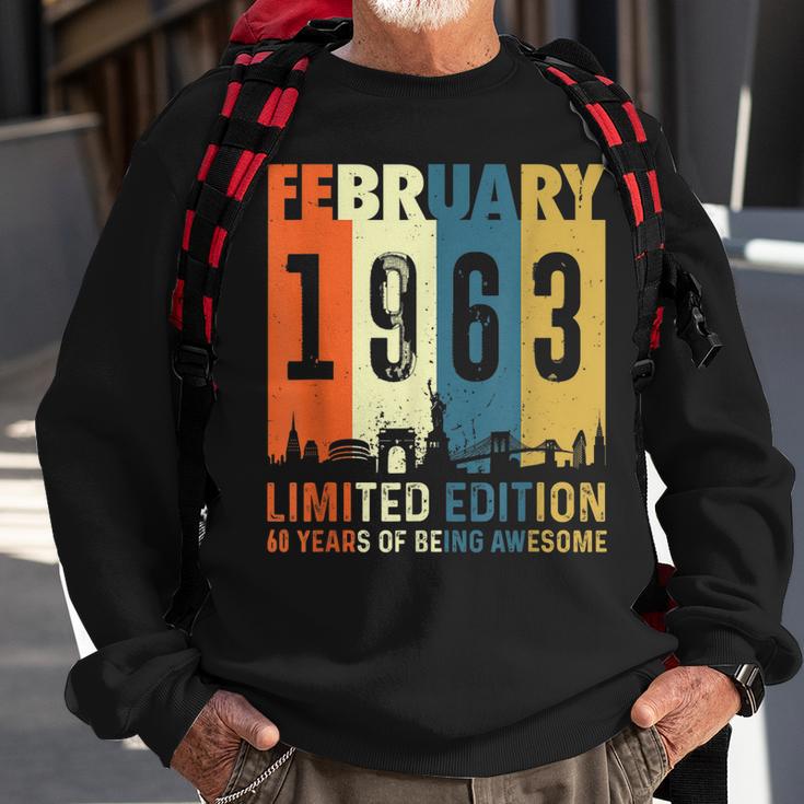 60 Limitierte Auflage Hergestellt Im Februar 1963 Zum 60 Sweatshirt Geschenke für alte Männer