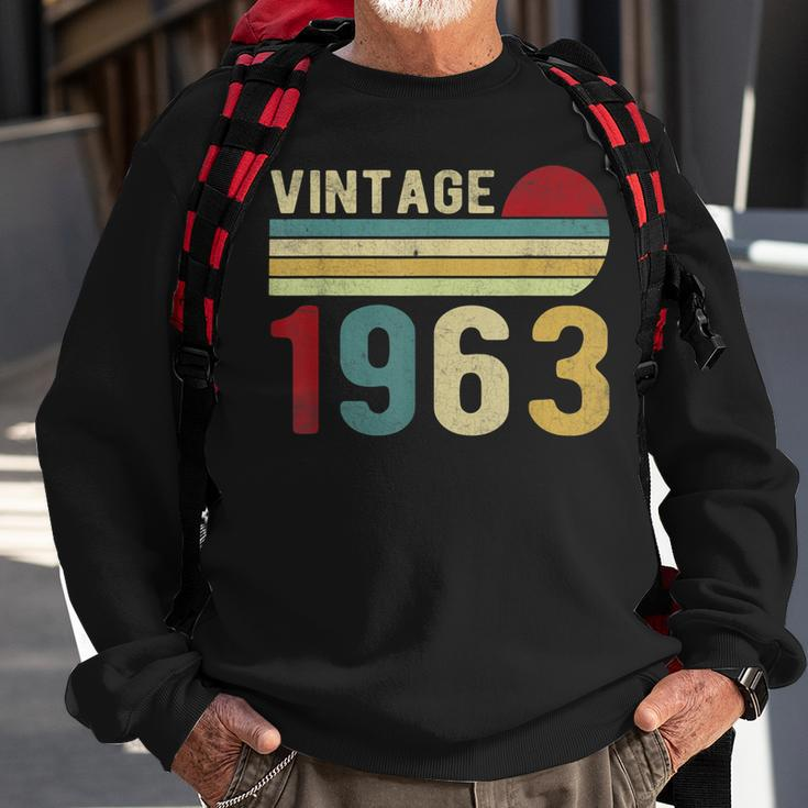 60 Year Old Gifts Vintage 1963 Made In 1963 60Th Birthday V3 Men Women Sweatshirt Graphic Print Unisex Gifts for Old Men