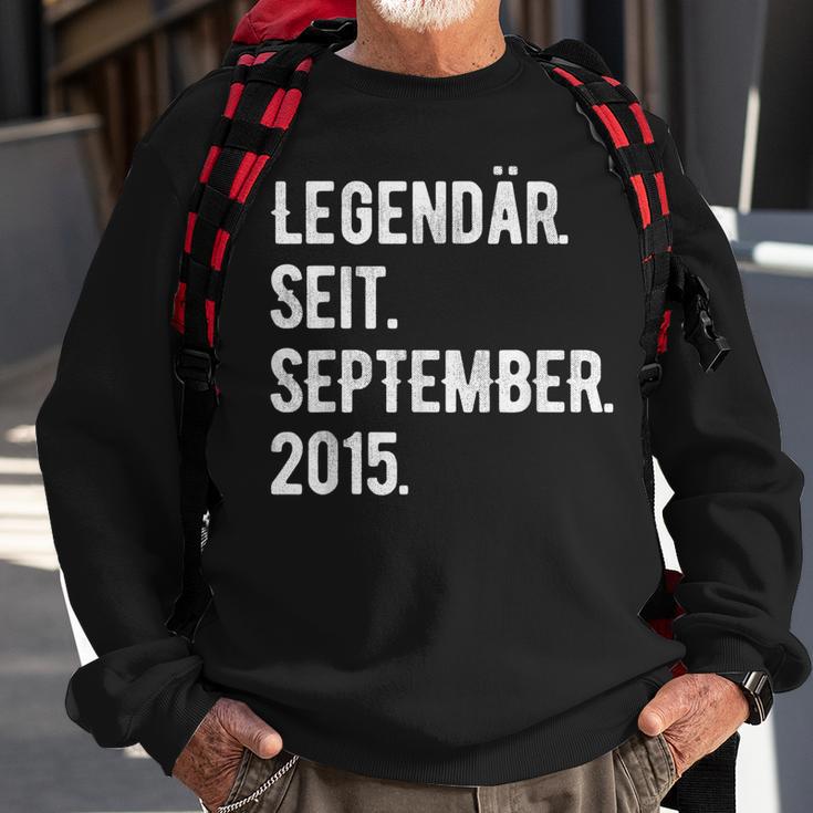 8 Geburtstag Geschenk 8 Jahre Legendär Seit September 2015 Sweatshirt Geschenke für alte Männer