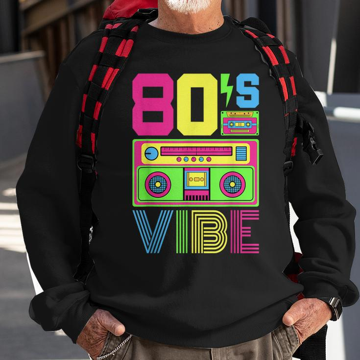 80S Vibe 1980S Fashion Theme Party Outfit Eighties Costume Sweatshirt Gifts for Old Men