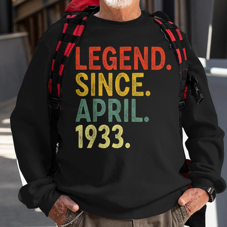 90 Year Old Legend Since April 1933 90Th Birthday Sweatshirt Gifts for Old Men