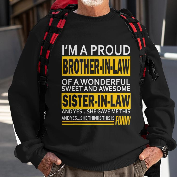 A Brother In Law Awesome Sister In Law Sweatshirt Gifts for Old Men