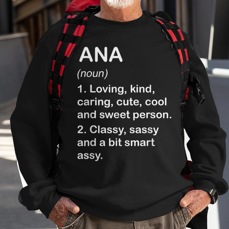 Ana Definition Personalized Custom Name Loving Kind Sweatshirt Gifts for Old Men